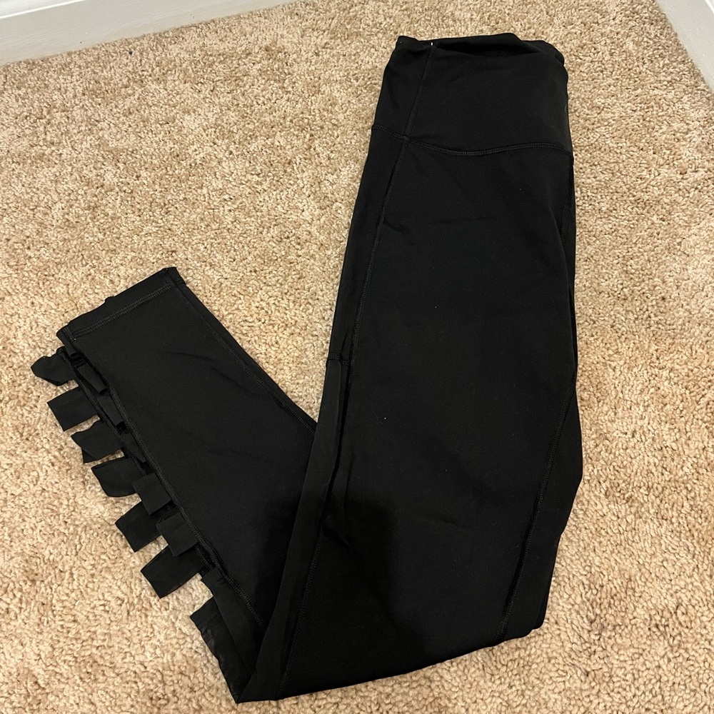 Black VS Cutout Leg Workout Leggings🖤